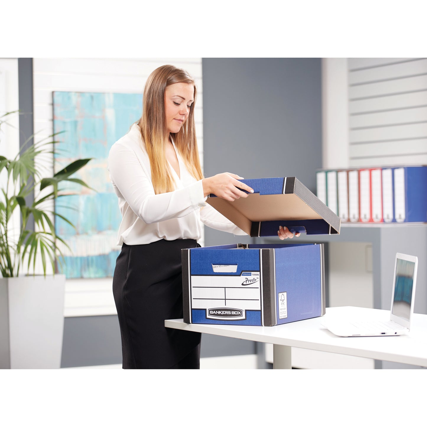 Bankers Box Premium Classic Box Blue (Pack of 5) 7250617