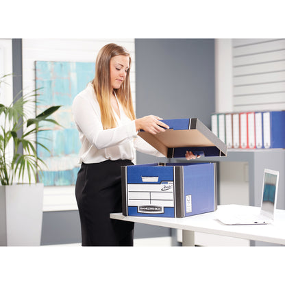 Bankers Box Premium Classic Box Blue (Pack of 5) 7250617