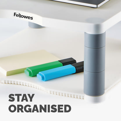 Fellowes Premium Monitor Riser Platinum 9171701