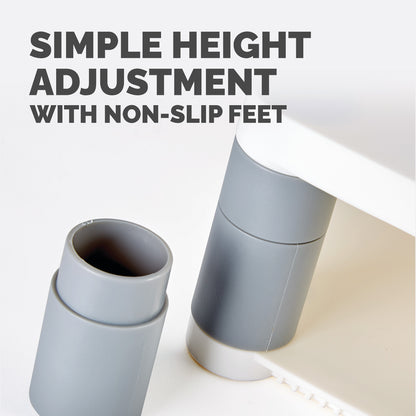 Fellowes Premium Monitor Riser Platinum 9171701