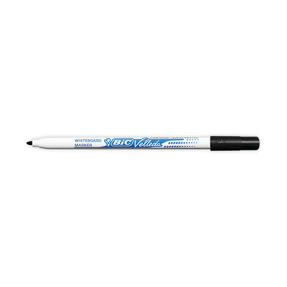 Bic Velleda 1721 Drywipe Marker Fine Tip Black (Pack of 200) 929178