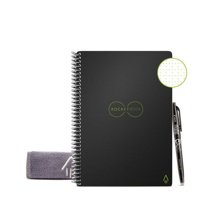 Rocketbook Core Executive Set Dot Reusable Paper A5 Black 515905