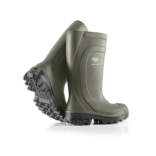 Bekina Thermolite S5 Safety Waterproof Boots 1 Pair Green 10.5