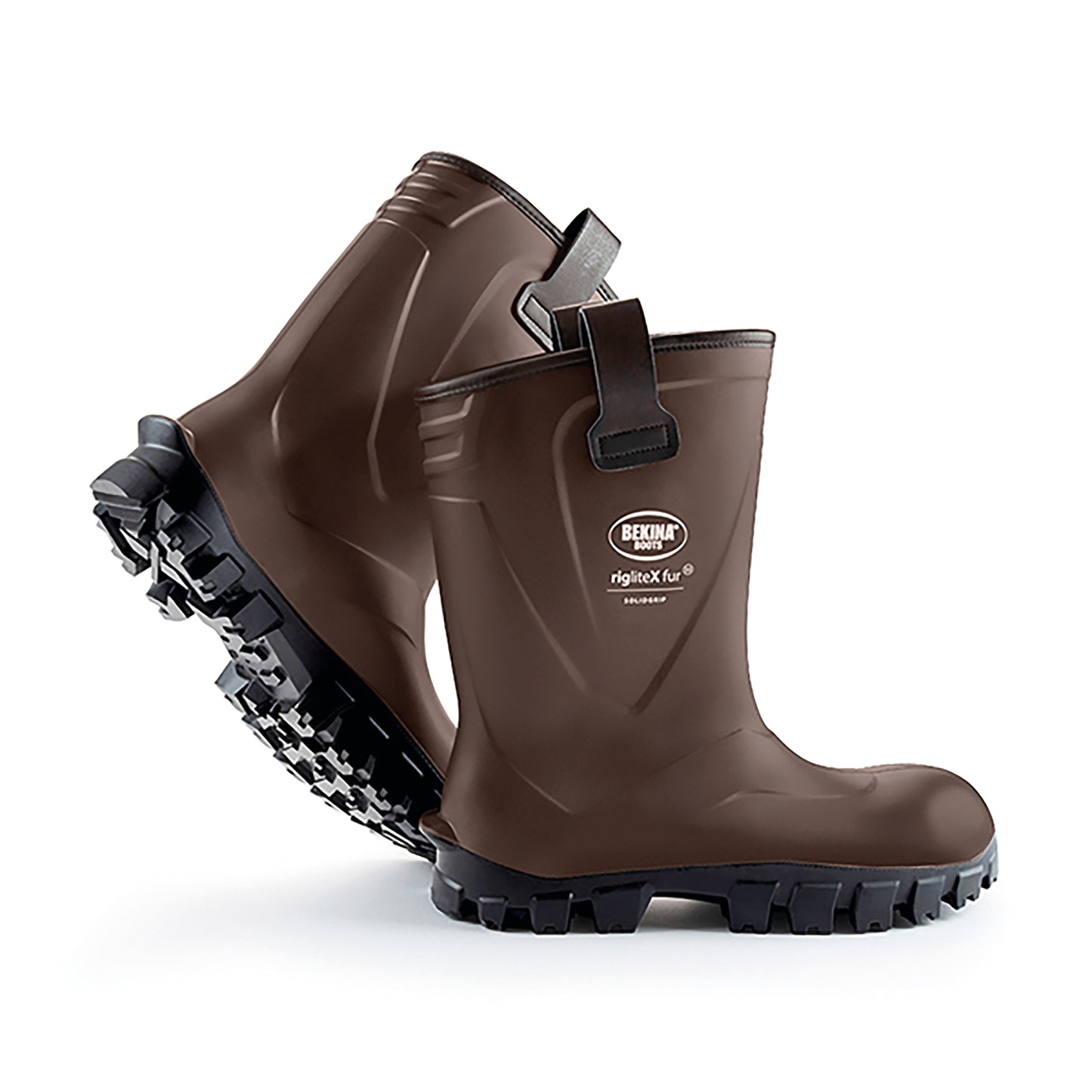 Riglite xSolidgrip Fur S5 Full Safety Boots 1 Pair Brown 09