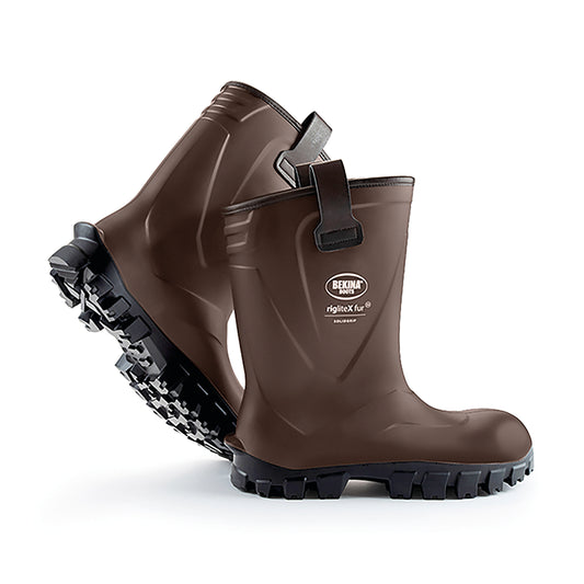 Riglite xSolidgrip Fur S5 Full Safety Boots 1 Pair Brown 13