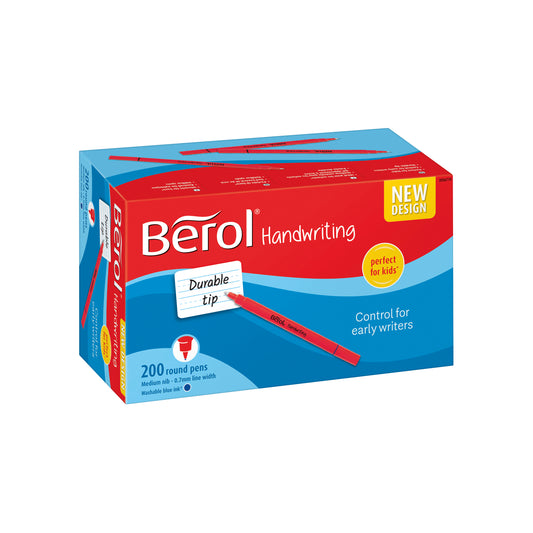 Berol Handwriting Pen Blue (Pack of 200) 2056779
