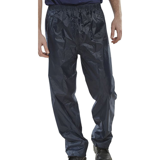 Beeswift Nylon B-Dri Trousers Navy Blue 2XL