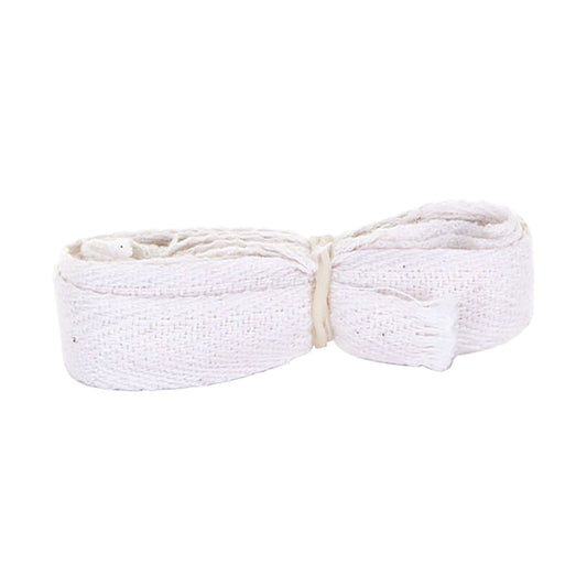 Beeswift Apron Cotton Ties 12mm x2m White