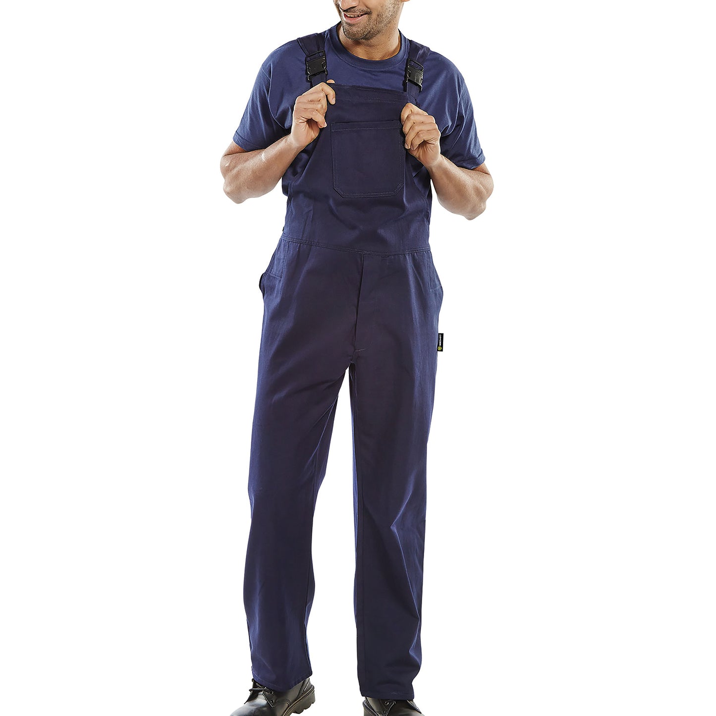 Beeswift Bib And Braces Cotton Drill Navy Blue 36