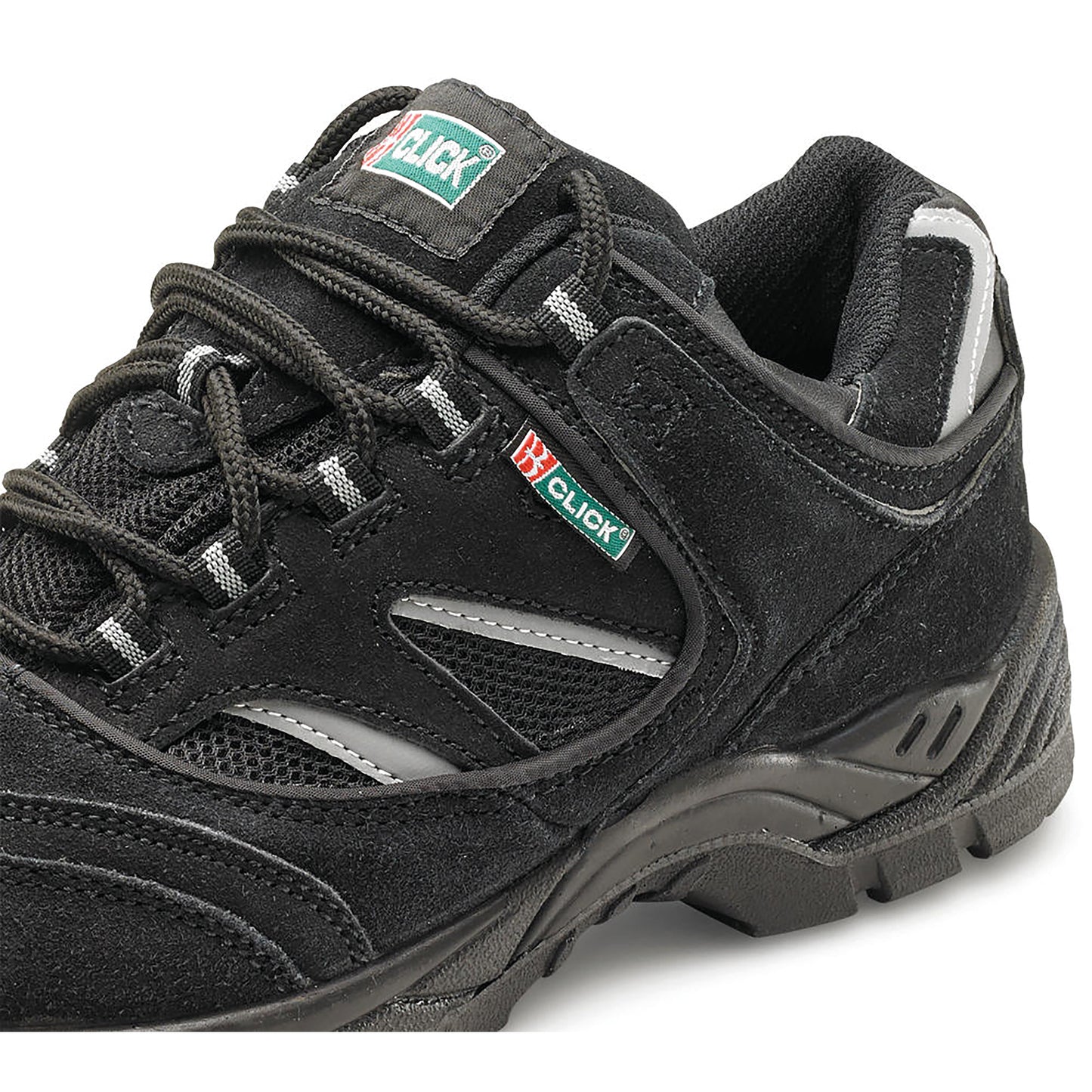 Beeswift Click Lace Up S1 Safety Trainer Boots 1 Pair Black 08