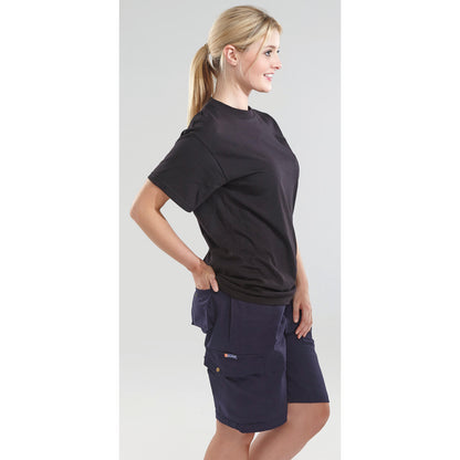 Beeswift Cargo Pocket Shorts Navy Blue 38