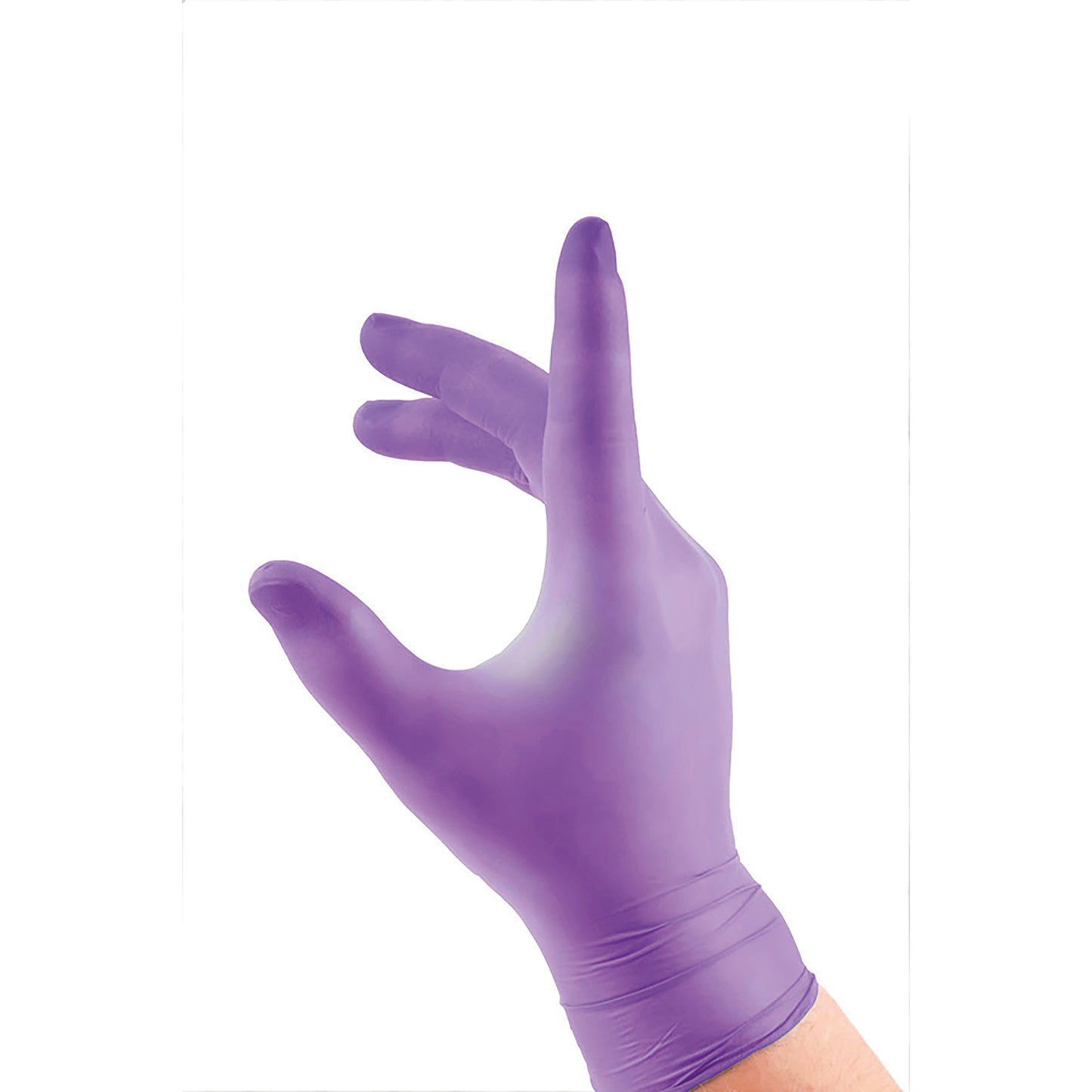 Beeswift Nitrile Disposable Gloves Powder Free (Pack of 1000) Purple S