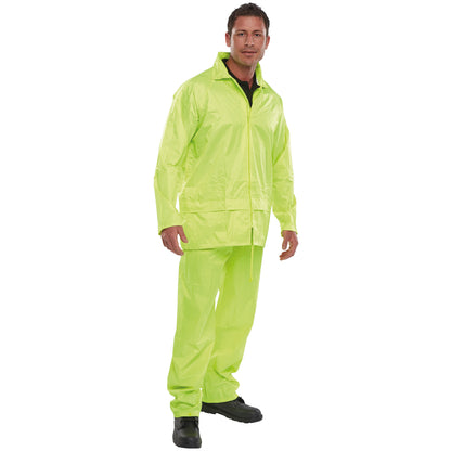 Beeswift Nylon B-Dri Weather Proof Jacket Saturn Yellow 2XL
