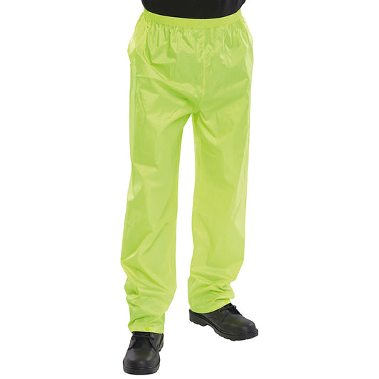 Beeswift Nylon B-Dri Trousers Saturn Yellow S
