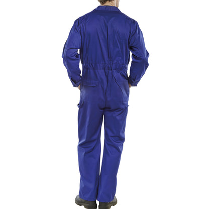 Beeswift Super Click Heavyweight Boilersuit Royal Blue 48