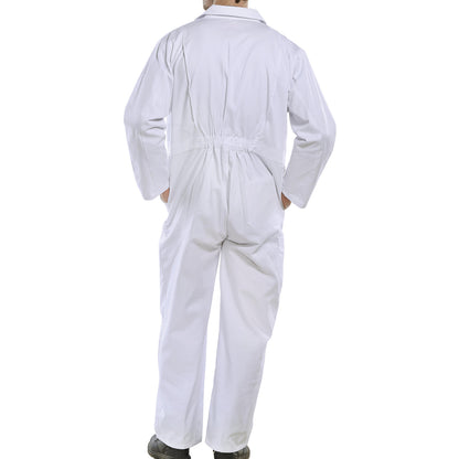 Beeswift Click Boilersuit White 34