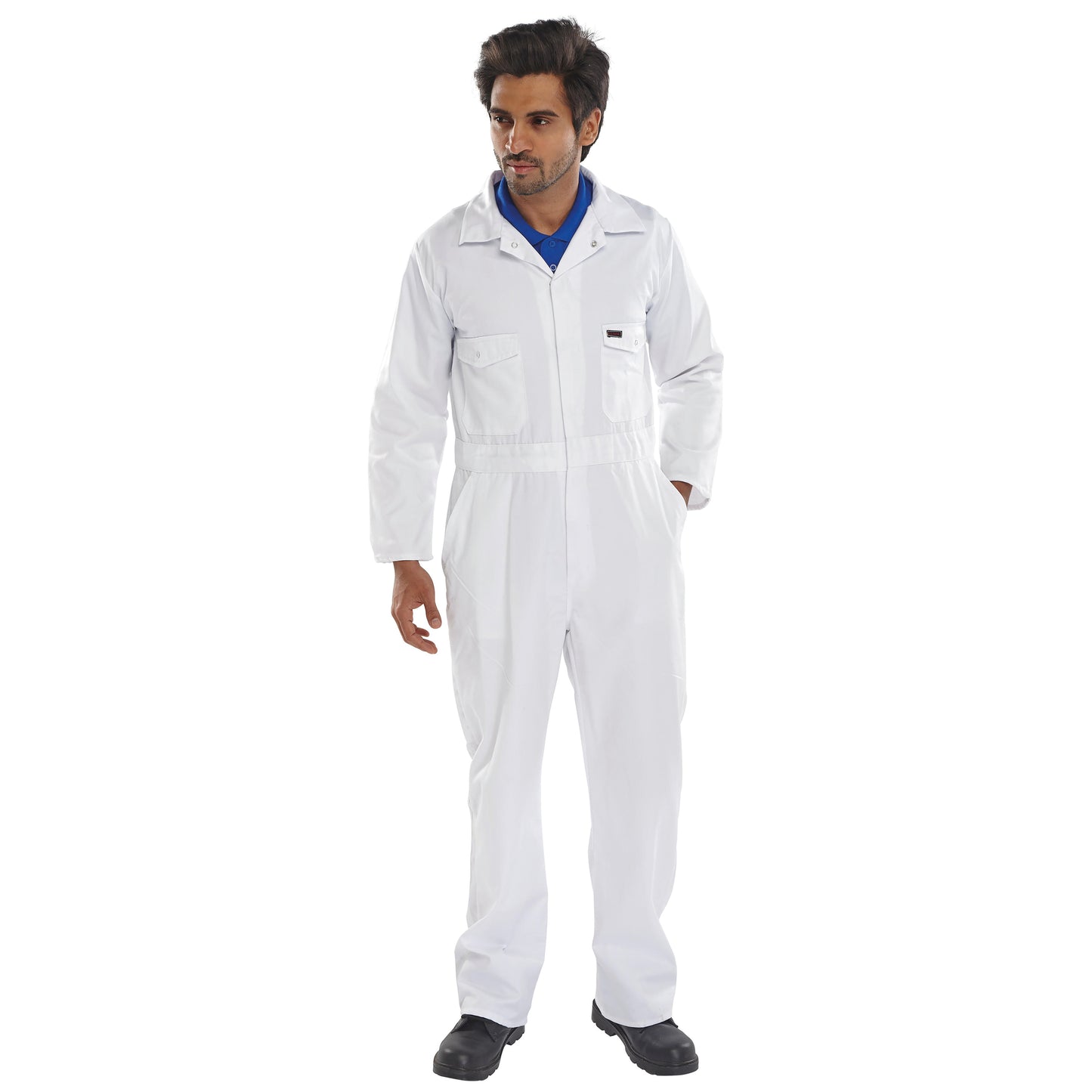 Beeswift Click Boilersuit White 42