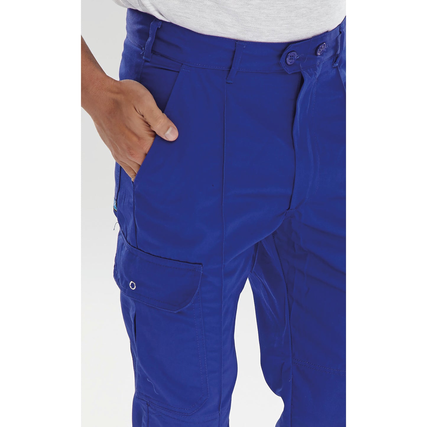 Beeswift Super Click Drivers Trousers Royal Blue 34