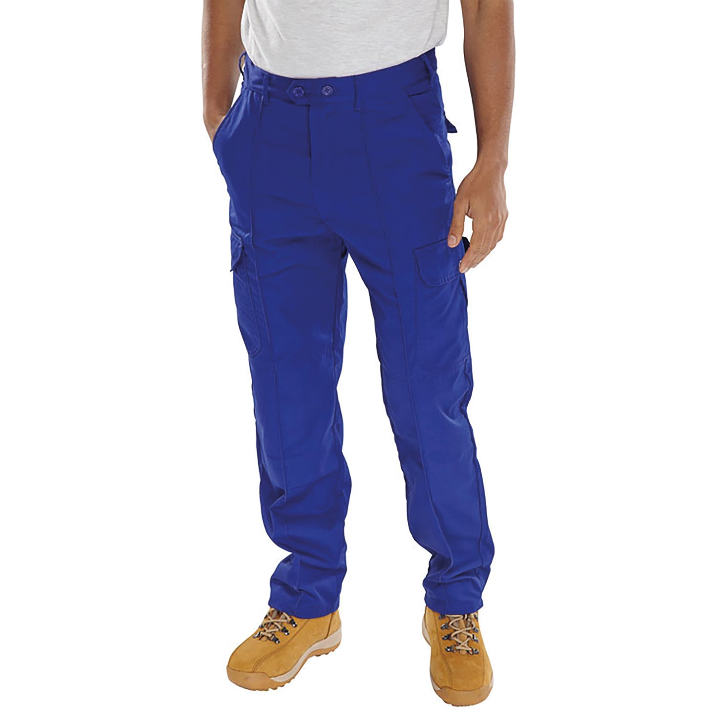Beeswift Super Click Drivers Trousers Royal Blue 46