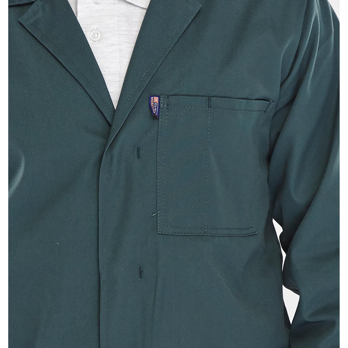 Beeswift Polycotton Warehouse Coat Spruce Green 34