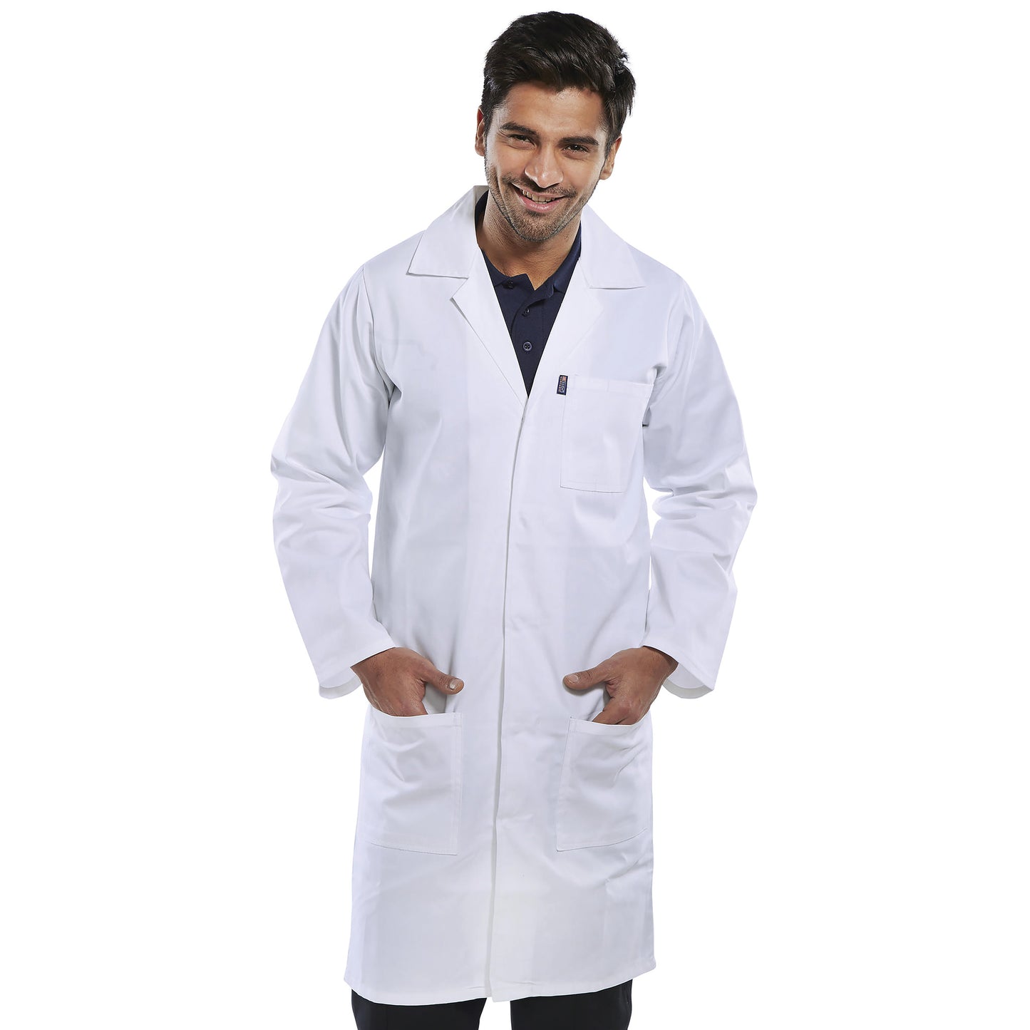 Beeswift Polycotton Warehouse Coat White 42