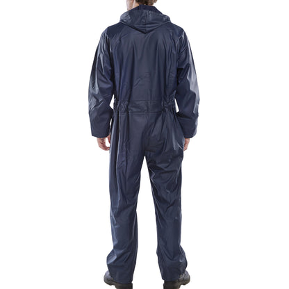 Beeswift Super B-Dri PU Coverall Navy Blue 2XL