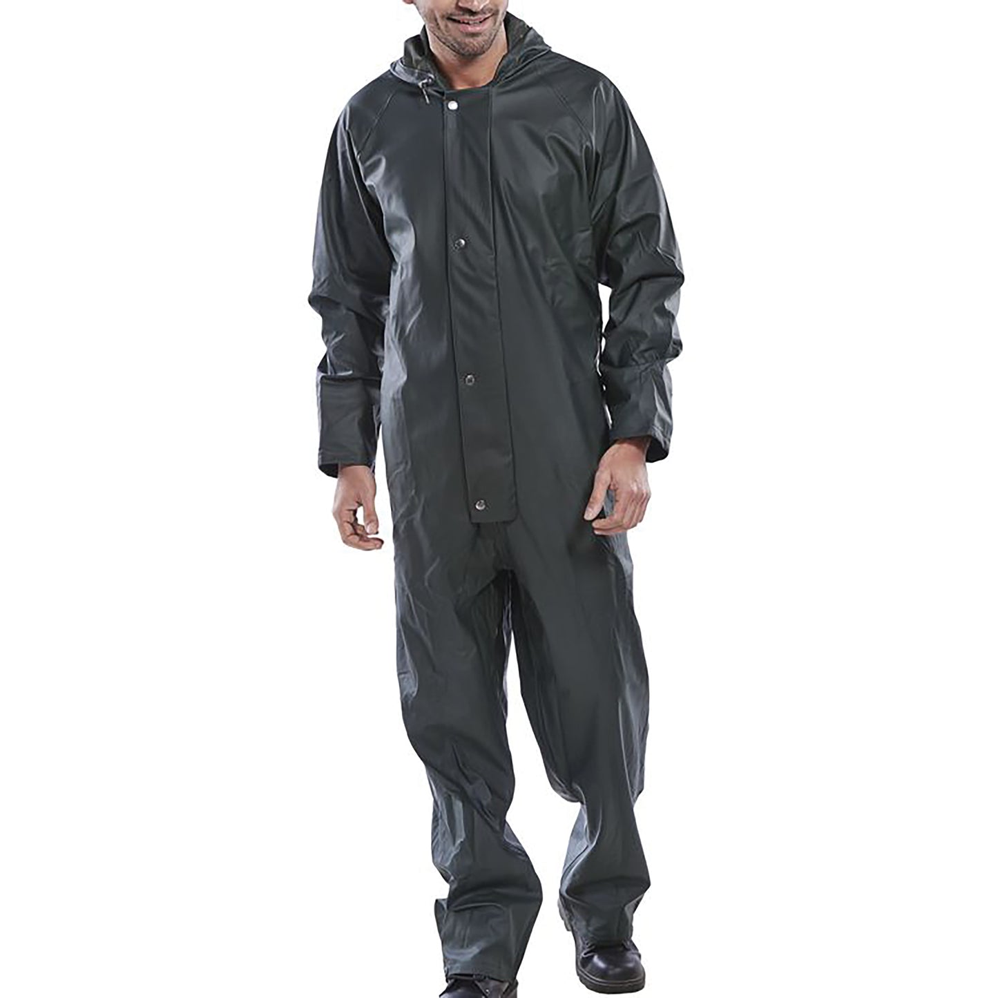 Beeswift Super B-Dri PU Coverall Olive Green S