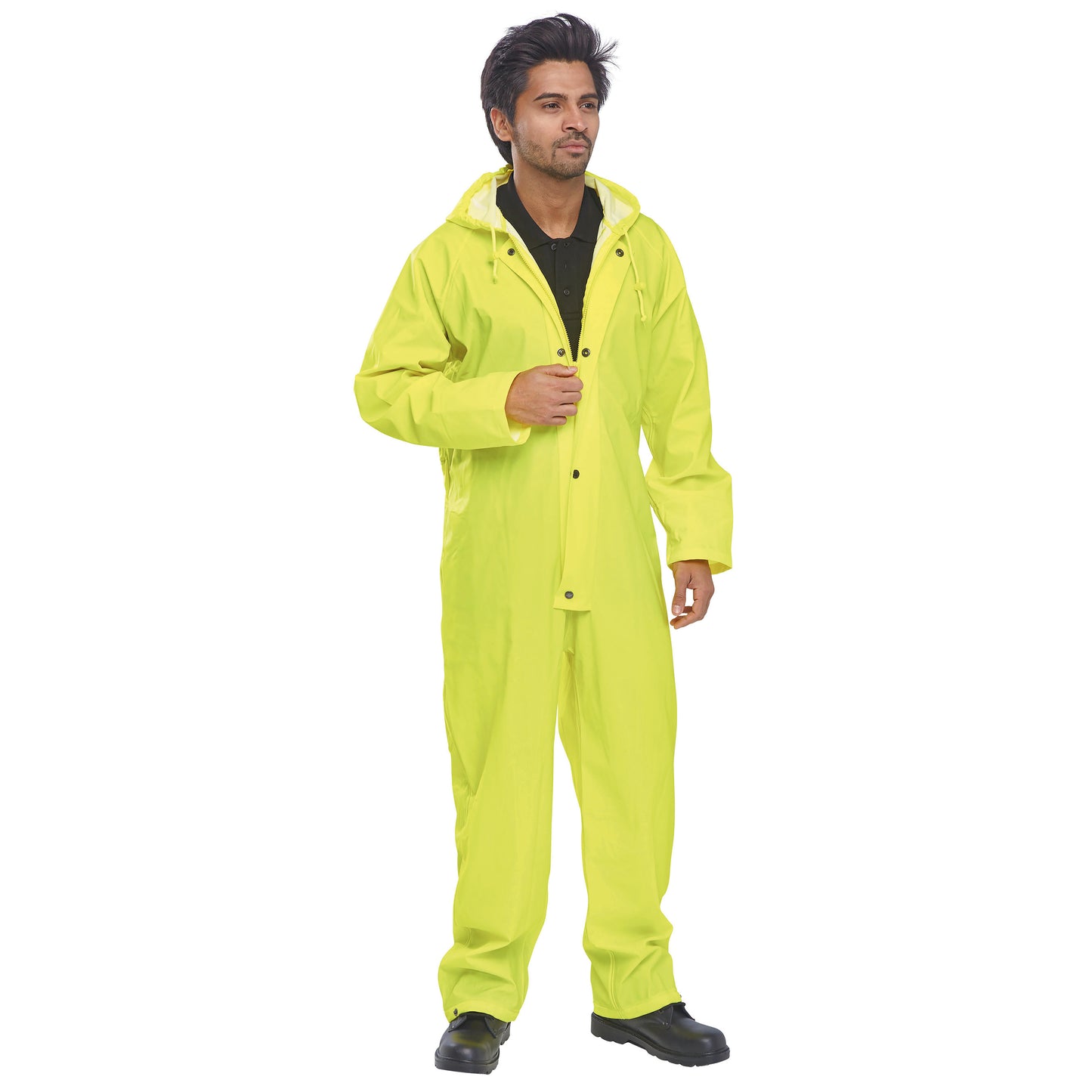 Beeswift Super B-Dri PU Coverall Saturn Yellow L