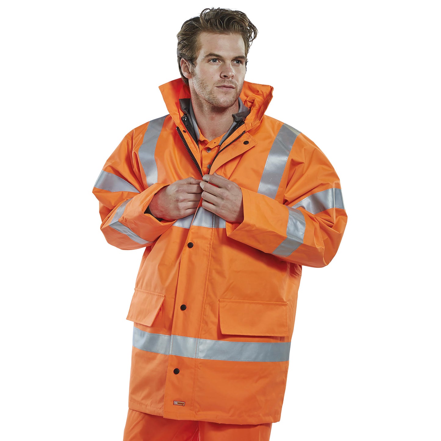 Beeswift 4 In 1 High Visibility Jacket and Bodywarmer Orange 4XL