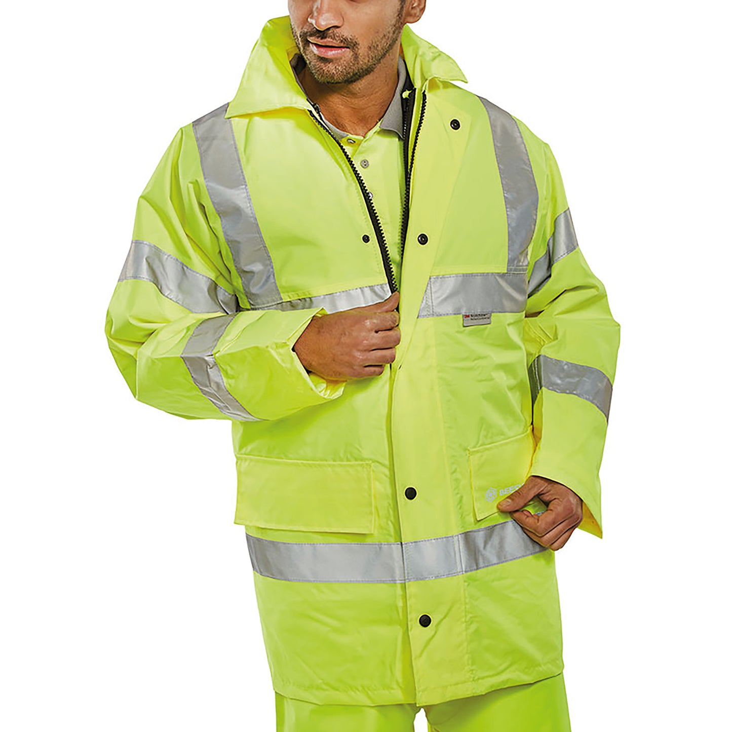 Beeswift 4 In 1 High Visibility Jacket and Bodywarmer Saturn Yellow L