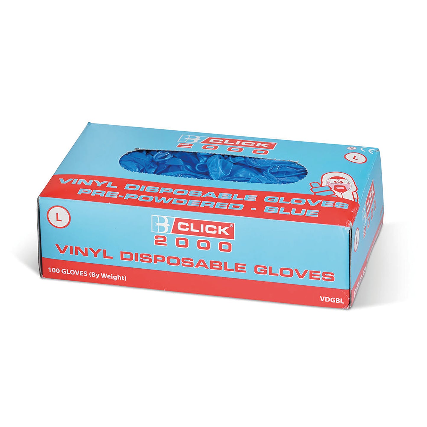 Beeswift Vinyl Examination Gloves (Pack of 1000) Clear M