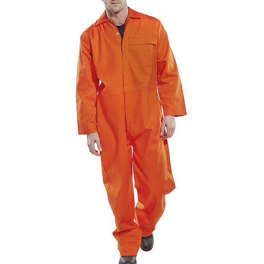 Beeswift Fire Retardant Boilersuit Orange 38