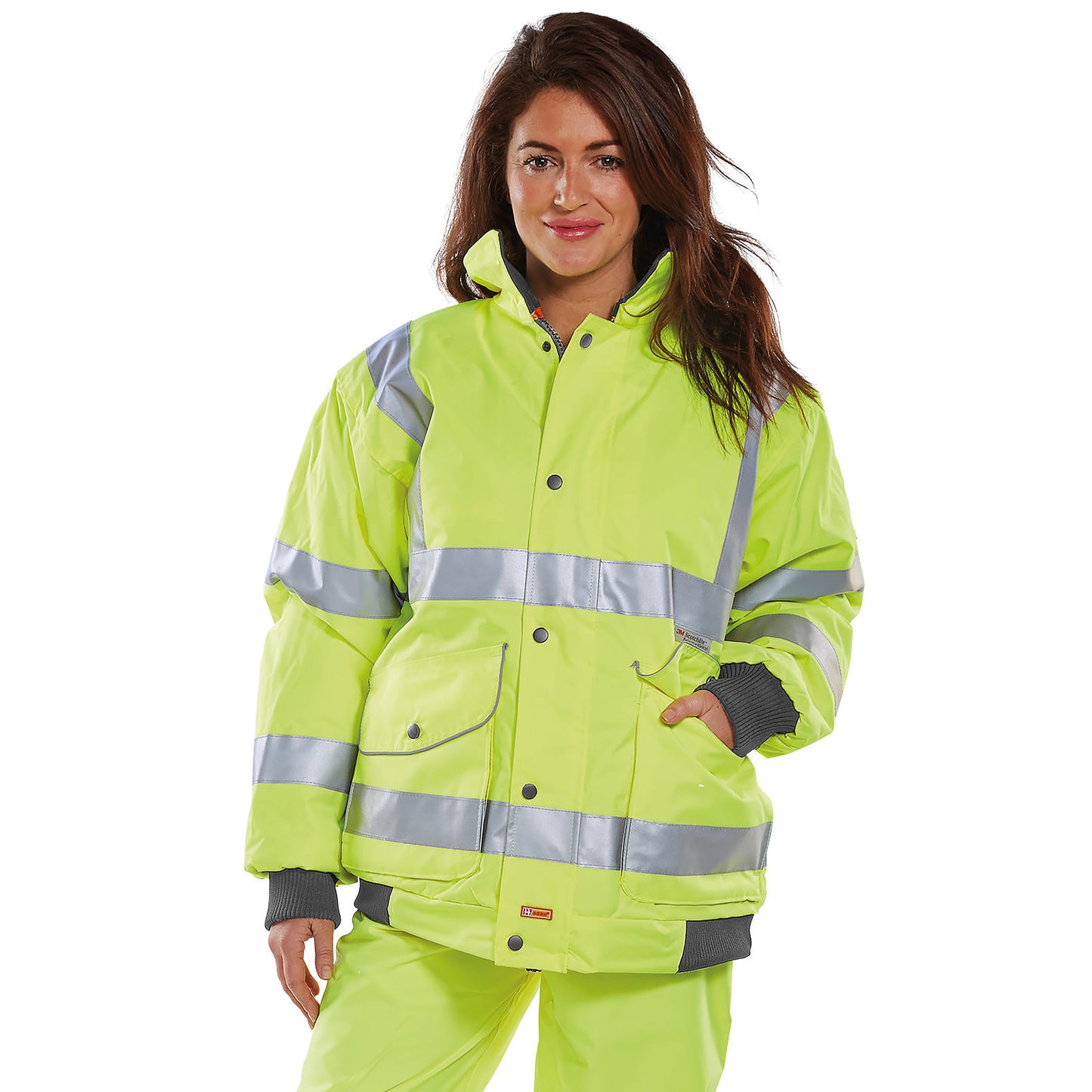 Beeswift Super High Visibility Bomber Jacket Saturn Yellow L