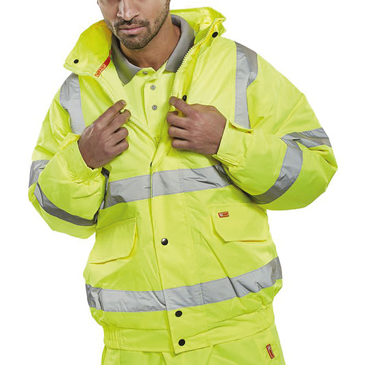 Beeswift Constructor Bomber Jacket Saturn Yellow 3XL