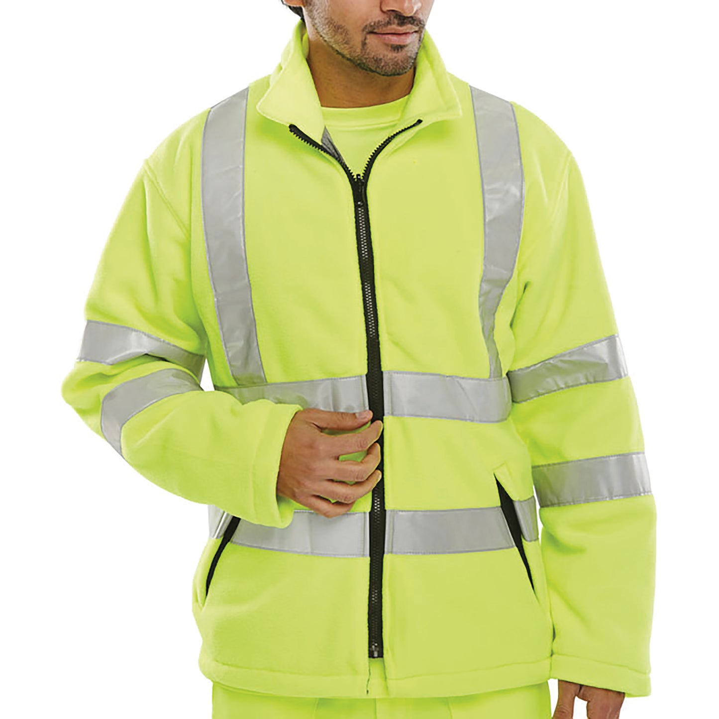 Beeswift Carnoustie High Visibility Fleece Jacket