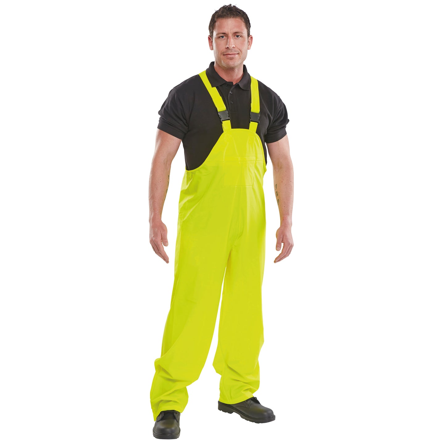 Beeswift Super B-Dri PU Bib Brace Saturn Yellow S
