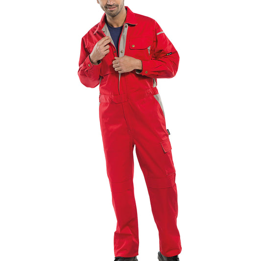 Beeswift Click Premium Boilersuit Red 48