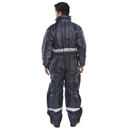 Beeswift Coldstar Freezer Coverall Navy Blue S