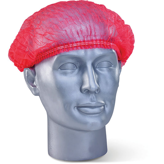 Beeswift Disposable Mob Cap (Pack of 1000) Red