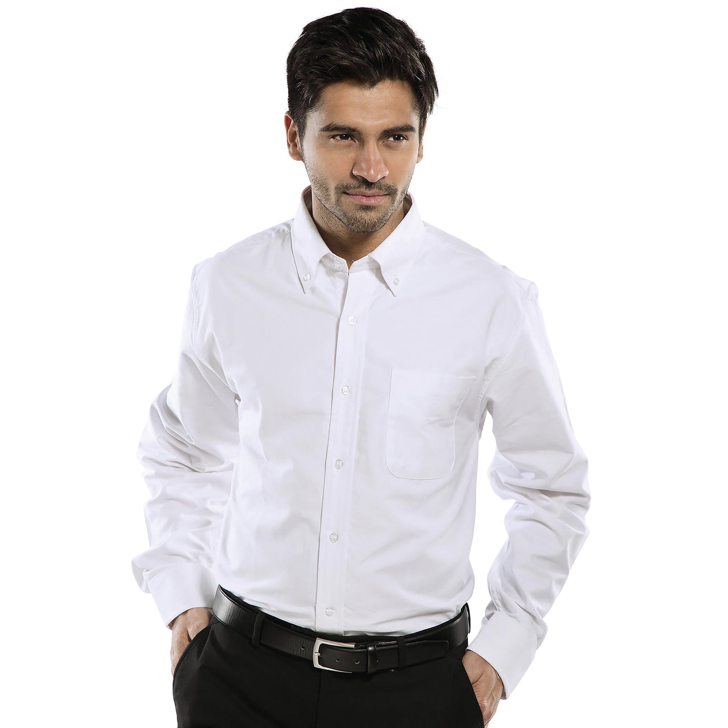 Beeswift Oxford Long Sleeve Shirt White 18.5