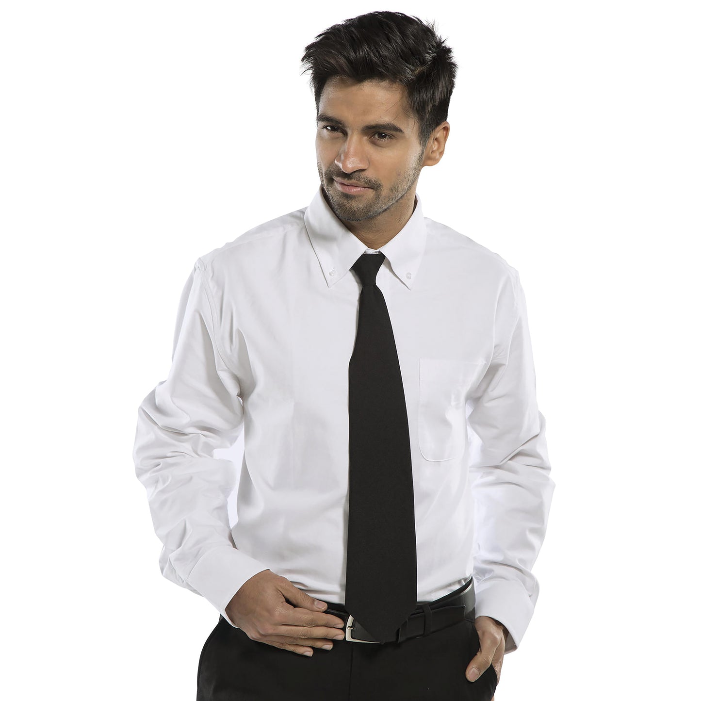 Beeswift Oxford Long Sleeve Shirt White 19