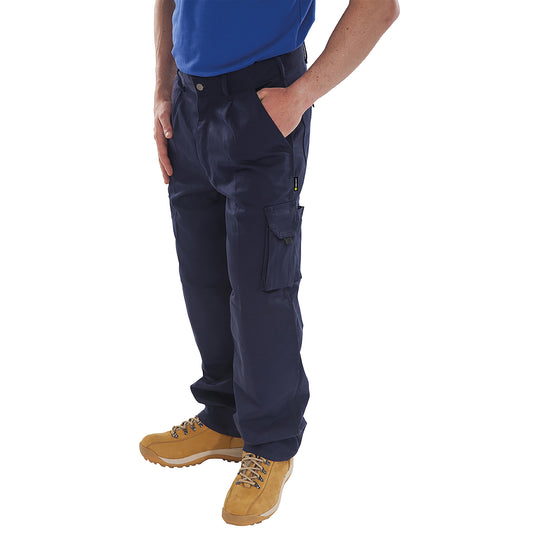 Beeswift Click Traders Newark Trousers Navy Blue 48T
