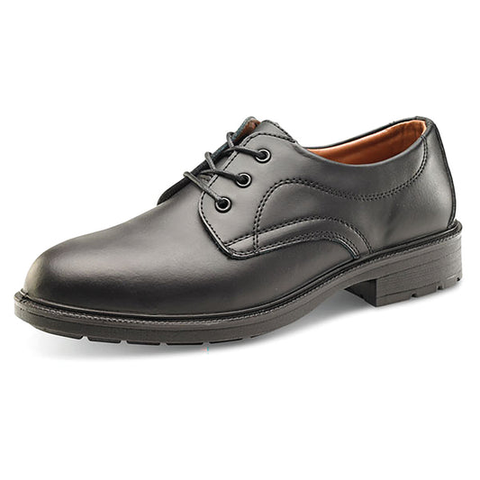 Beeswift Managers Leather Upper Lace up S1 Safety Shoe 1 Pair Black 08