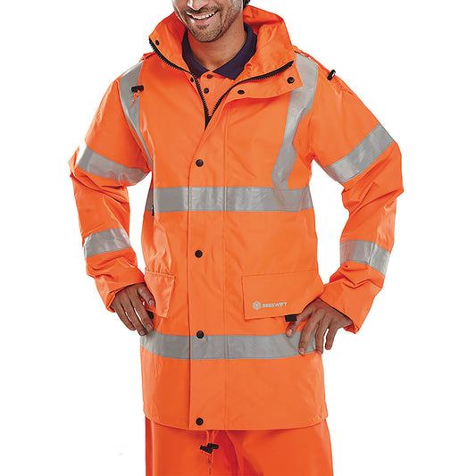Beeswift Jubilee High Visibility Jacket Orange L