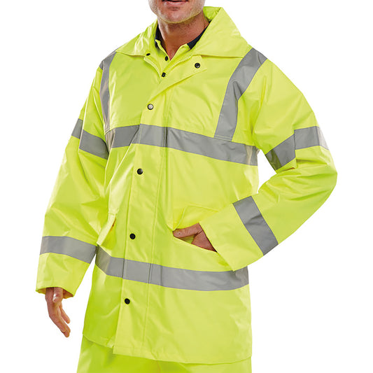 Beeswift High Visibility EN471 Lightweight Jacket Saturn Yellow 2XL