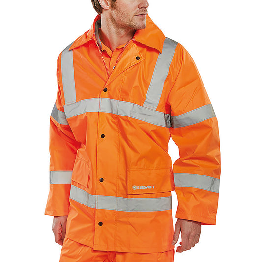 Beeswift High Visibility EN471 Lightweight Jacket Orange 2XL