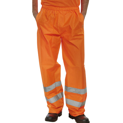 Beeswift Lightweight EN471 EN343 Jacket/Trouser Suit Orange 6XL