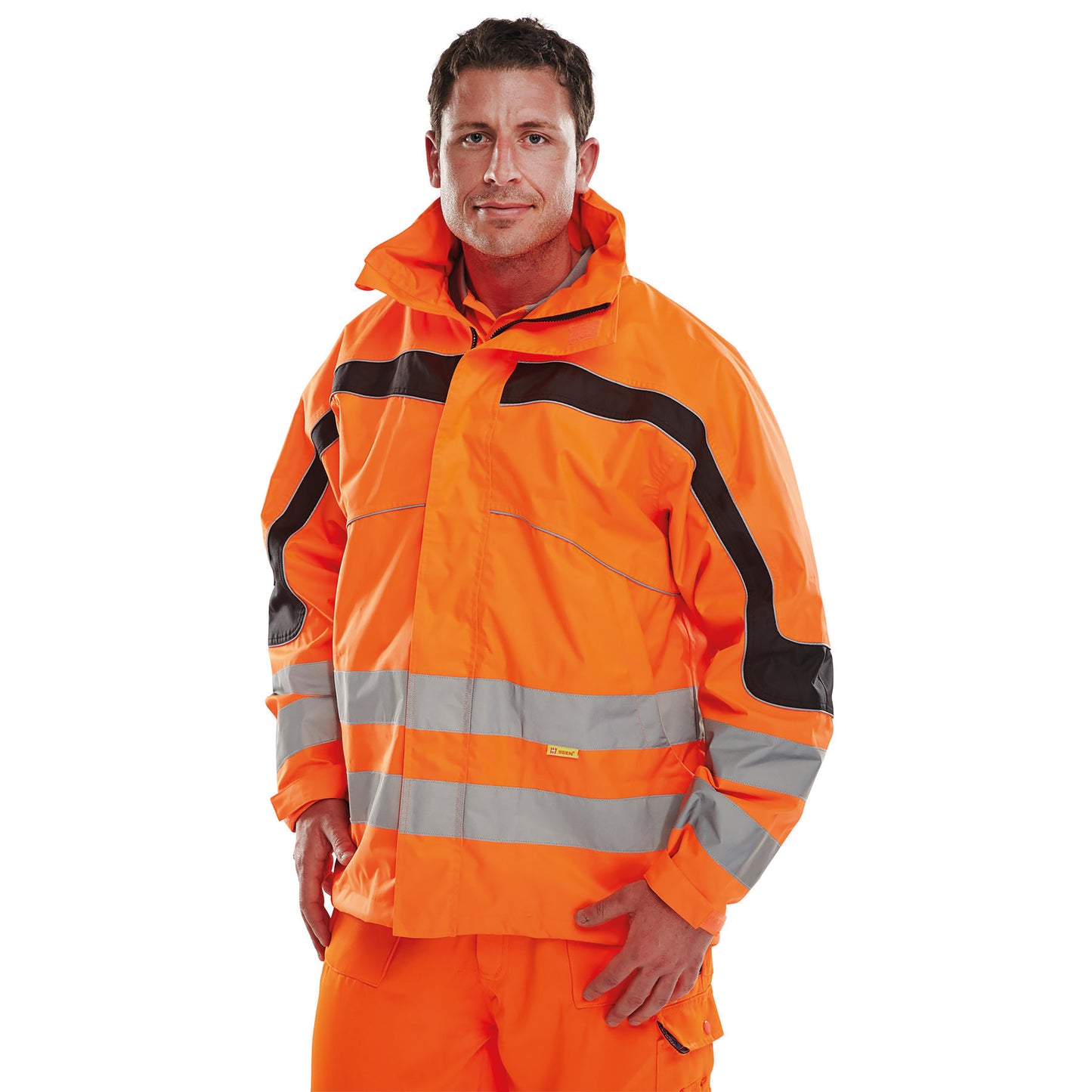 Beeswift Eton High Visibility Breathable EN471 Jacket Orange 3XL