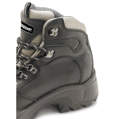 Beeswift PU Rubber D-Ring S3 Steel Toe Cap Safety Boots 1 Pair Black 05
