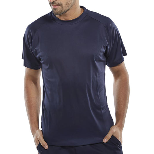 Beeswift Lightweight T-Shirt Navy Blue M
